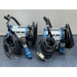 2 Arri 1000 Plus Fresnel Studio Lights