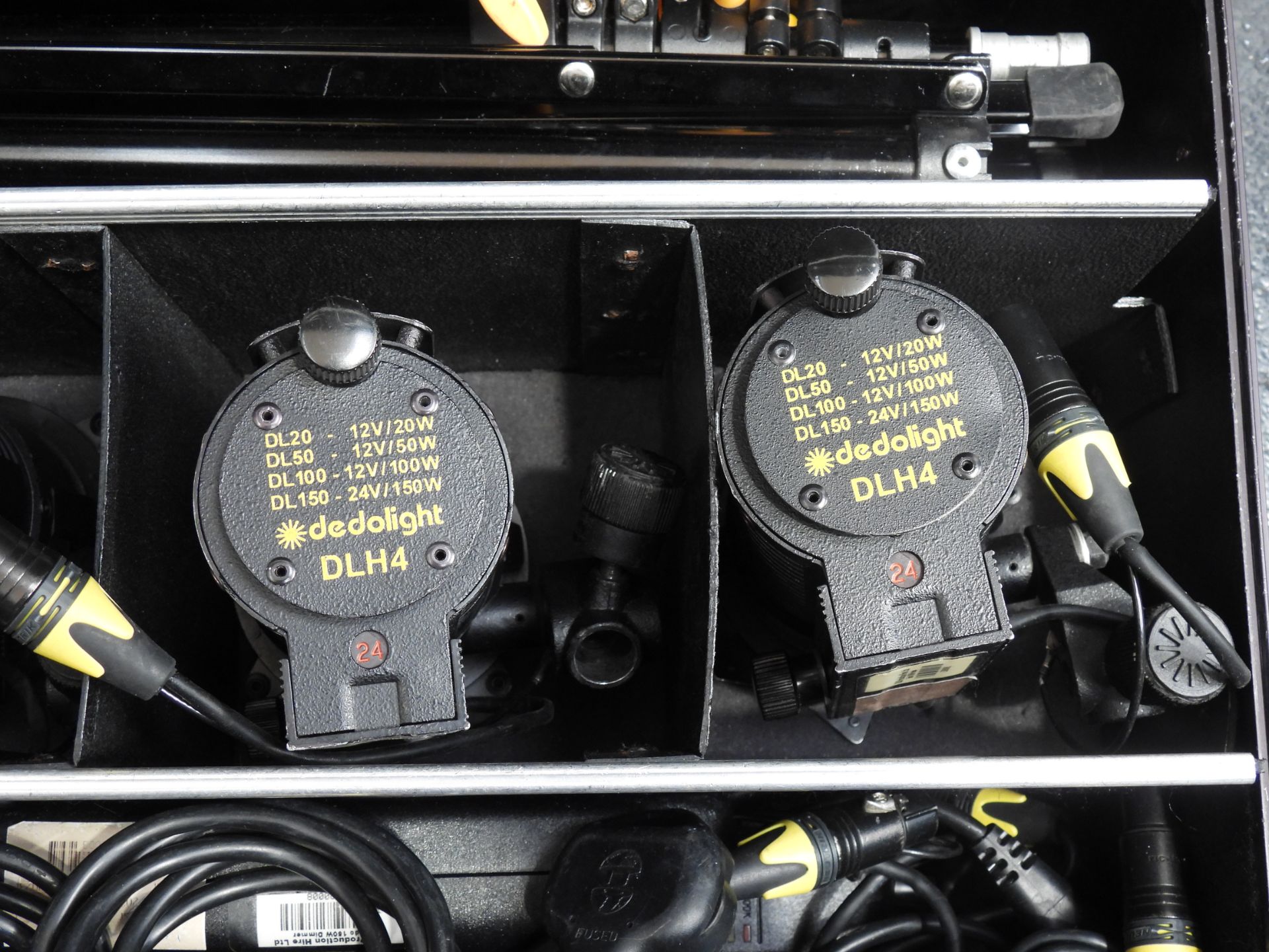 Dedolight DLH4 4-Head Kit with Accessories & Carry Case - Image 4 of 4