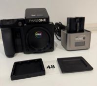 Phase One G45XF Camera Body, Serial Number; RA007727 with Viewfinder, 3 Batteries & Charger