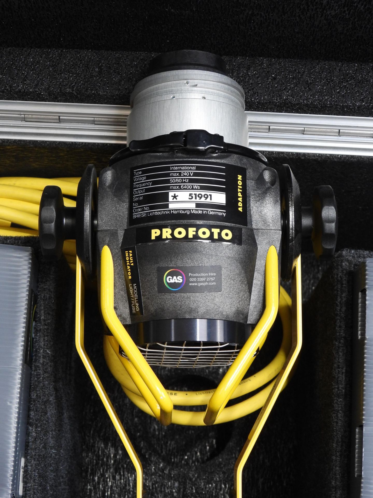 Briese B12 Twin Flash Head (Profoto), Serial Number 51991 with Flight Case - Image 2 of 5