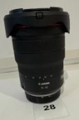 Canon RF 15-35mm F 2.8 L IS USM Lens, Serial Number 13200015558