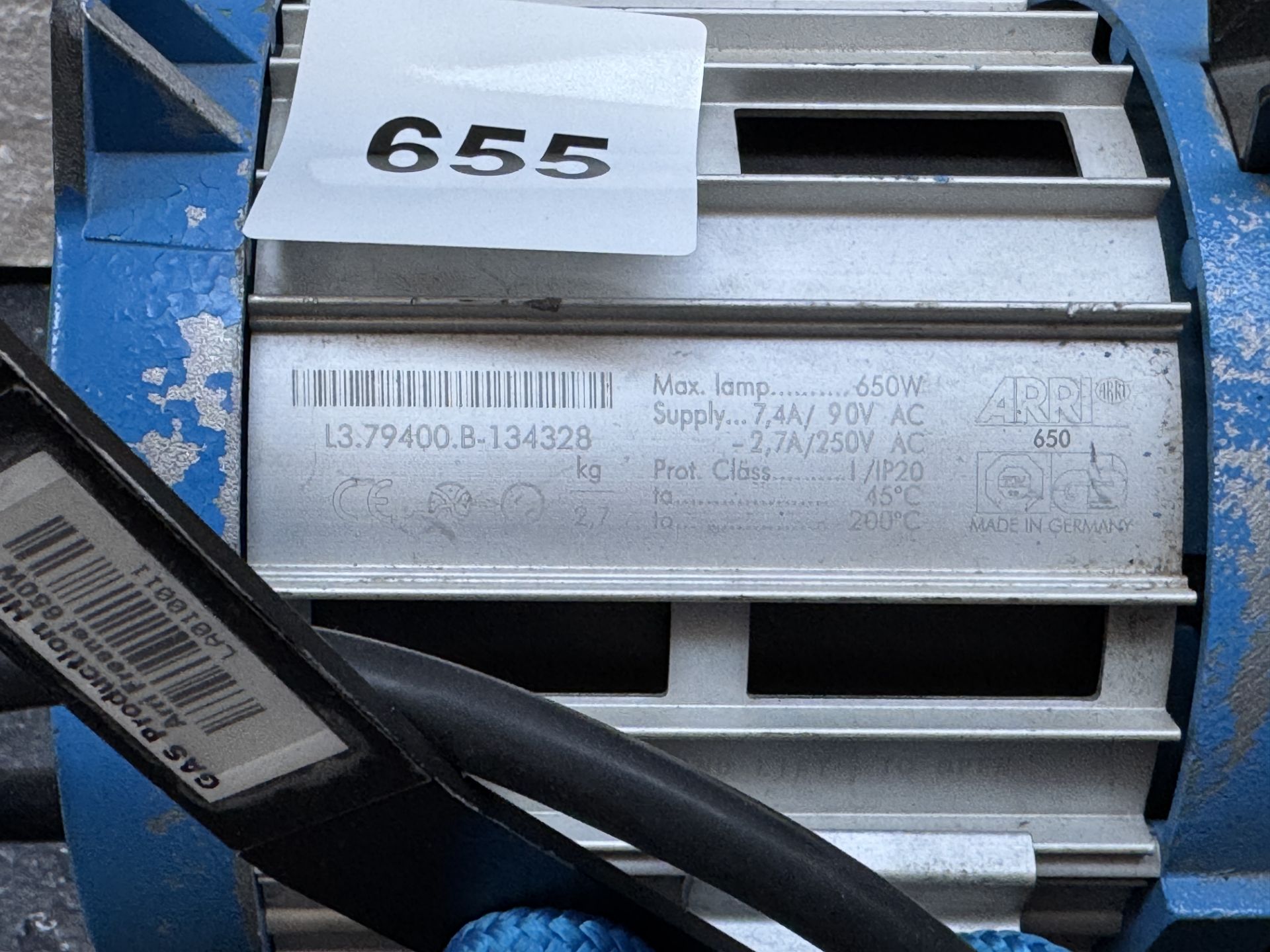 2 Arri 650 Plus Fresnel Studio Lights - Image 2 of 3