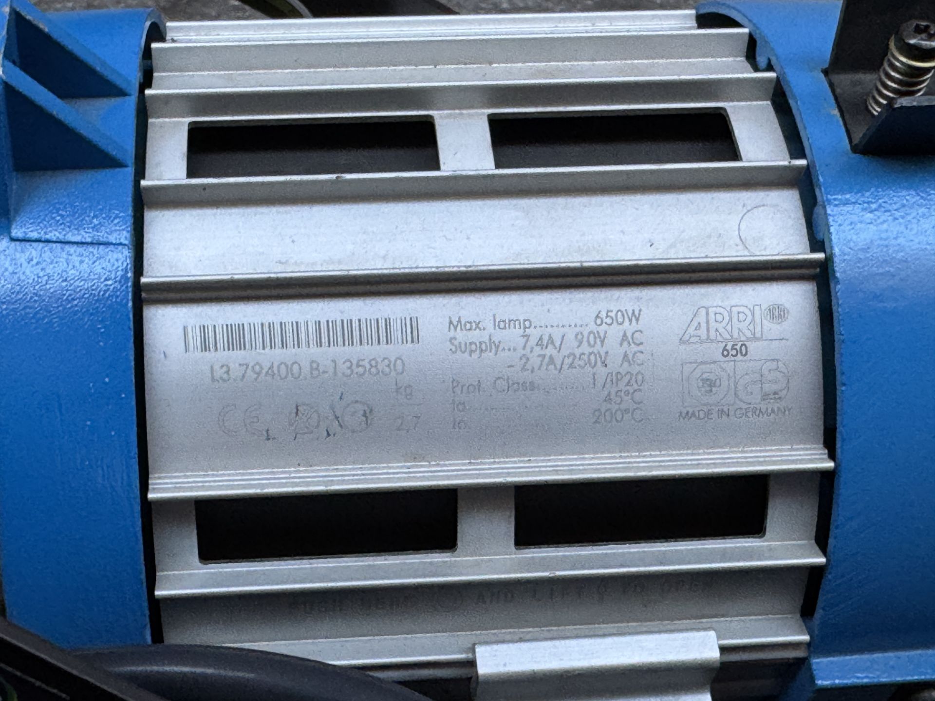2 Arri 650 Plus Fresnel Studio Lights - Image 3 of 3
