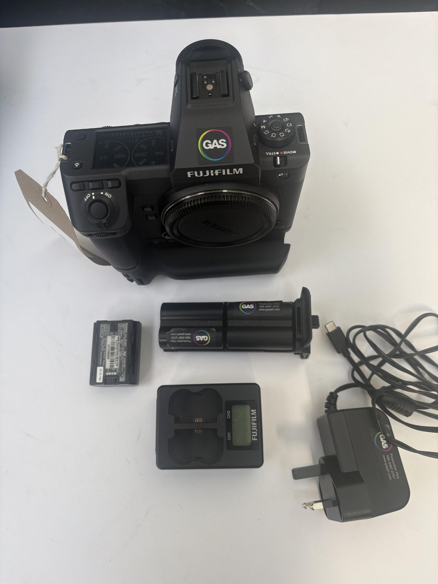 Fujifilm GFX 100 MK II Camera Body, Shutter Count 16,382, with Battery Grip and 3 Batteries Serial - Image 3 of 3