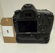 Canon EOS 5DS Camera Body, Serial Number 27402300D941 with Canon BG-E11 Battery Grip, Serial
