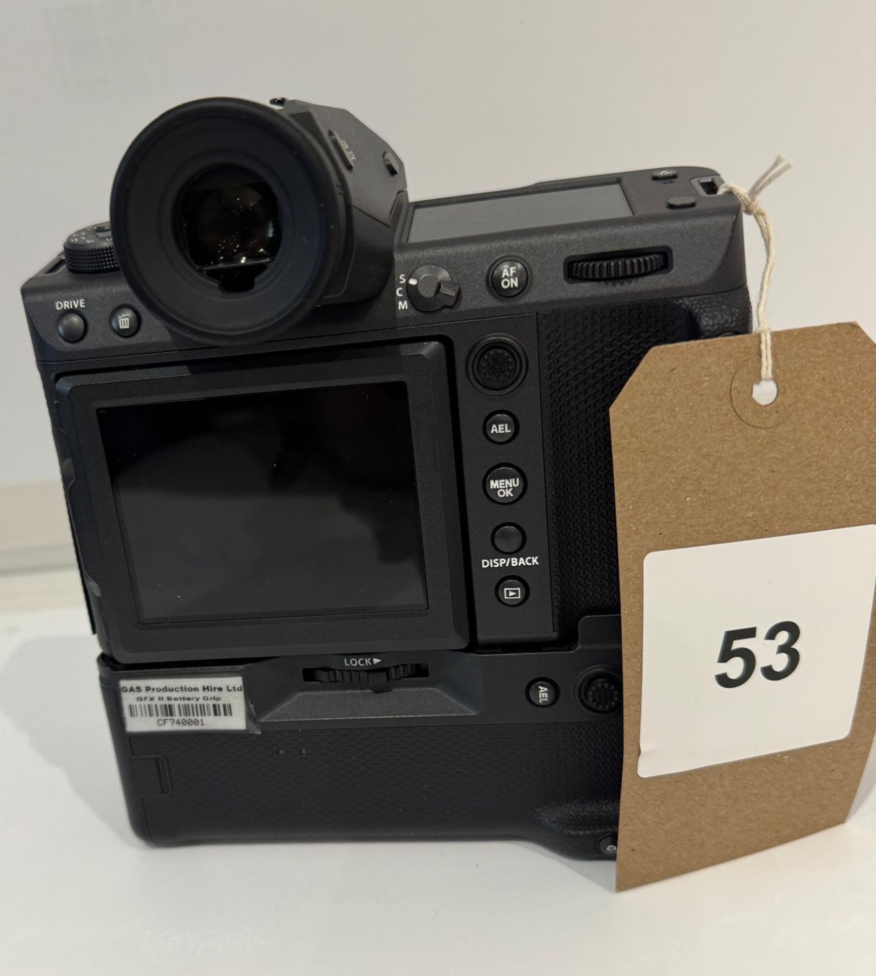 Fujifilm GFX 100 MK II Camera Body, Shutter Count 16,382, with Battery Grip and 3 Batteries Serial - Image 2 of 3