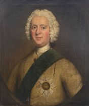 British School (late 18th/early 19th century), portrait of a nobleman with sash and wearing The