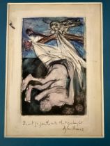After Ceri Richards CBE, Gwyneth Stark, ( Welsh 20th century)'Do Not Go Gentle Into That Good Nigh