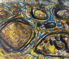 Anne Yeats (Irish, 1919-2001), 'Stones in a River', signed lower left, 'The Dawson Gallery',