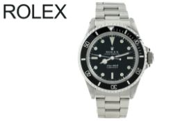 Rolex Submariner Ref. 5512 Automatik Edelstahl, mit Box und ohne Papiere, Restaurationsrechnung v...