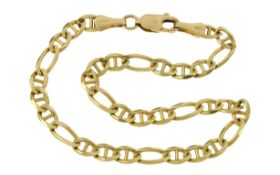 Armband 4,74g 585/- Gelbgold, Länge ca. 19,50 cm