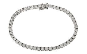 Armband 13,15g 925/- Silber mit Steinen, Länge ca. 20,50 cm