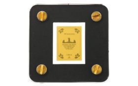 Goldbarren 1/500 Unze 0,06g 999/- Gelbgold