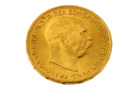 Goldmünze 8 Florin 6,45g 900/- Gelbgold 1915