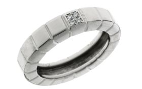 Chopard Ring 6,95g 750/- Weißgold mit 4 Diamanten zus. ca. 0,03 ct., Ringgröße ca. 47,5