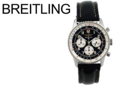 Breitling Navitimer Ref. A30022-161 Automatik Edelstahl mit Lederband, ohne Box und mit Papiere, ...