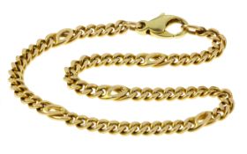 Armband 7,85g 585/- Gelbgold, Länge ca. 18,50 cm