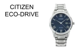 Citizen Eco-Drive Quarz Edelstahl, ohne Box und ohne Papiere