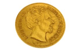 Goldmünze 5 Mark Deutsches Reich 1,95g 900/- Gelbgold 1877