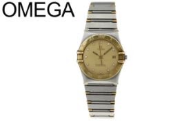 Omega Constellation Ref. 1431 Quarz 750/- Gelbgold/Edelstahl, ohne Box und ohne Papiere