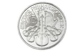 Silbermünze 1 Unze Wiener Philharmoniker 31,1g 999/- Silber 2014