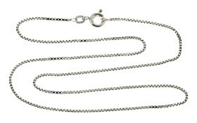 Kette 2,60g 585/- Weißgold, Länge ca. 36 cm