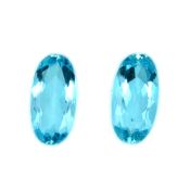 Aquamarin 5.42 ct.. Laenge 14.01 mm. Breite 7.26 mm. Hoehe 4.57 mm