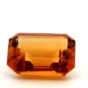 Citrin zu 22.81 ct. 20.39 x 14.60 x 10.28 mm