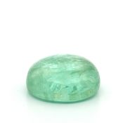 smaragd 12.73 ct.. Laenge 14.95 mm. Hoehe 7.21 mm