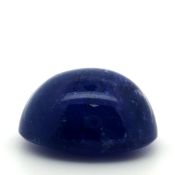 Tansanit 19.44 ct.. Laenge 16.92 mm. Breite 12.98 mm. Hoehe 9.90 mm