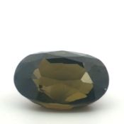 Zirkon Oval zu 8.75 ct.. Laenge 13.25 mm. Breite 9.16 mm. Hoehe 7.05 mm