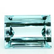 Aquamarin 30.80 ct. 21.04 x 14.76 x 11.60 mm