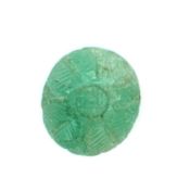 Smaragd 5.15 ct.. Laenge 11.02 mm. Hoehe 5.99 mm