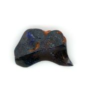 Rhodolith zu 20.63 ct. Laenge 20.54 mm. Breite 19.25 mm. Hoehe 6.81 mm