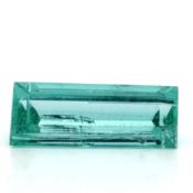 Smaragd 1.03 ct. . Laenge 1.0 mm x Breite 0.4 mm x 0.3 mm