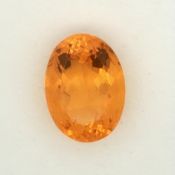 Feueropal Oval 13.55 ct.. Laenge ca. 19.04 mm. Breite ca. 14.01 mm. Hoehe ca. 11.33 mm
