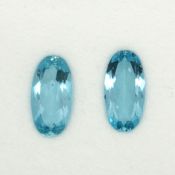 Aquamarin 5.42 ct.. Laenge 14.01 mm. Breite 7.26 mm. Hoehe 4.57 mm