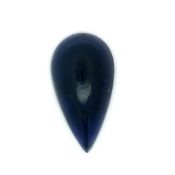 Iolith Tropfenform zu 14.46 ct.. Laenge 25.94 mm. Breite 14.10 mm. Hoehe 6.94 mm