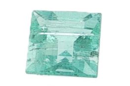 Smaragd 1.16 ct.. Laenge 0.6 mm x Breite 0.7 mm x Hoehe 0.4 mm