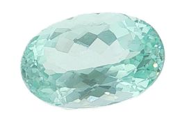 Aquamarin 12.58 ct.. Laenge ca. 18.0 mm x Breite ca. 12.06 mm x Hoehe ca. 9.53 mm