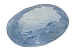 Saphir natur. unbehandelt 1.75 ct. Laenge ca. 8.72 mm x Breite ca. 6.51 mm x Hoehe ca. 3.29 mm mit