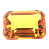 Citrin 18.36 ct.. ca. 19.36 x 14.18 x 9.07 mm