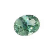 Saphir 0.77 ct. Laenge 6.12 mm. Breite 4.71 mm. Hoehe 3.21 mm mit Zertifikat