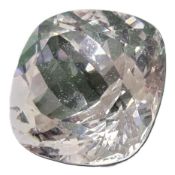 Morganith Cushion Schliff zu 74.61 ct.. Laenge 26.12 mm Breite 26.08 mm Hoehe 19.38 mm