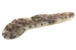 Farbstein ca. 33.16 g. Laenge ca. 10 cm x Breite ca. 3 cm x Hoehe ca. 0.6 cm