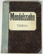 Notenbuch Mendelssohn Trios