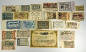 Konvolut Banknoten