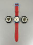 Konvolut Swatch-Chronographen