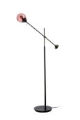 Lampe de sol Kendama par Massimo Zazzeron (né en 1975), édition Giorgetti, en métal bruni et diffuse