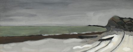 Georges Braque (1882-1963), "Varengeville", aquatinte, signée et numérotée 50/300 au crayon, 25,5x64